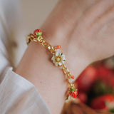 Jordbær Armbånd