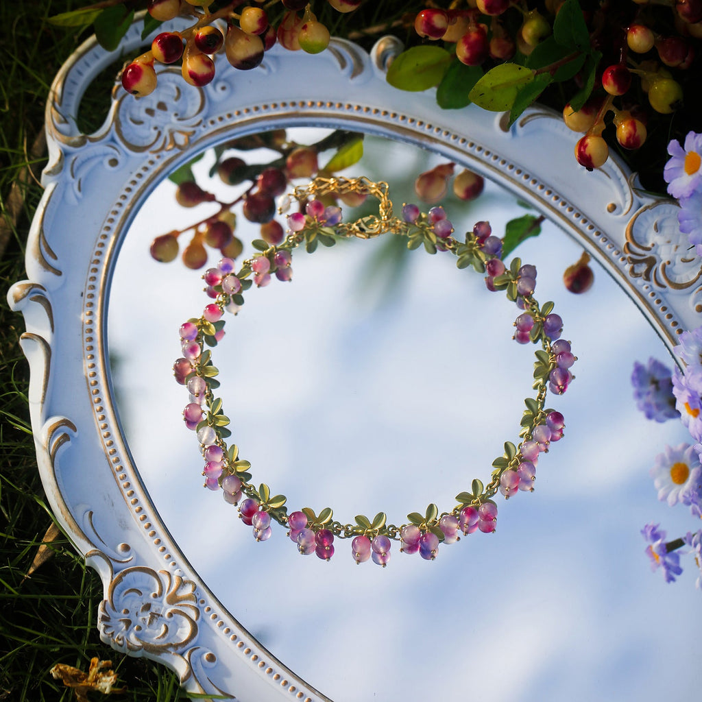 Purple Berry Necklace