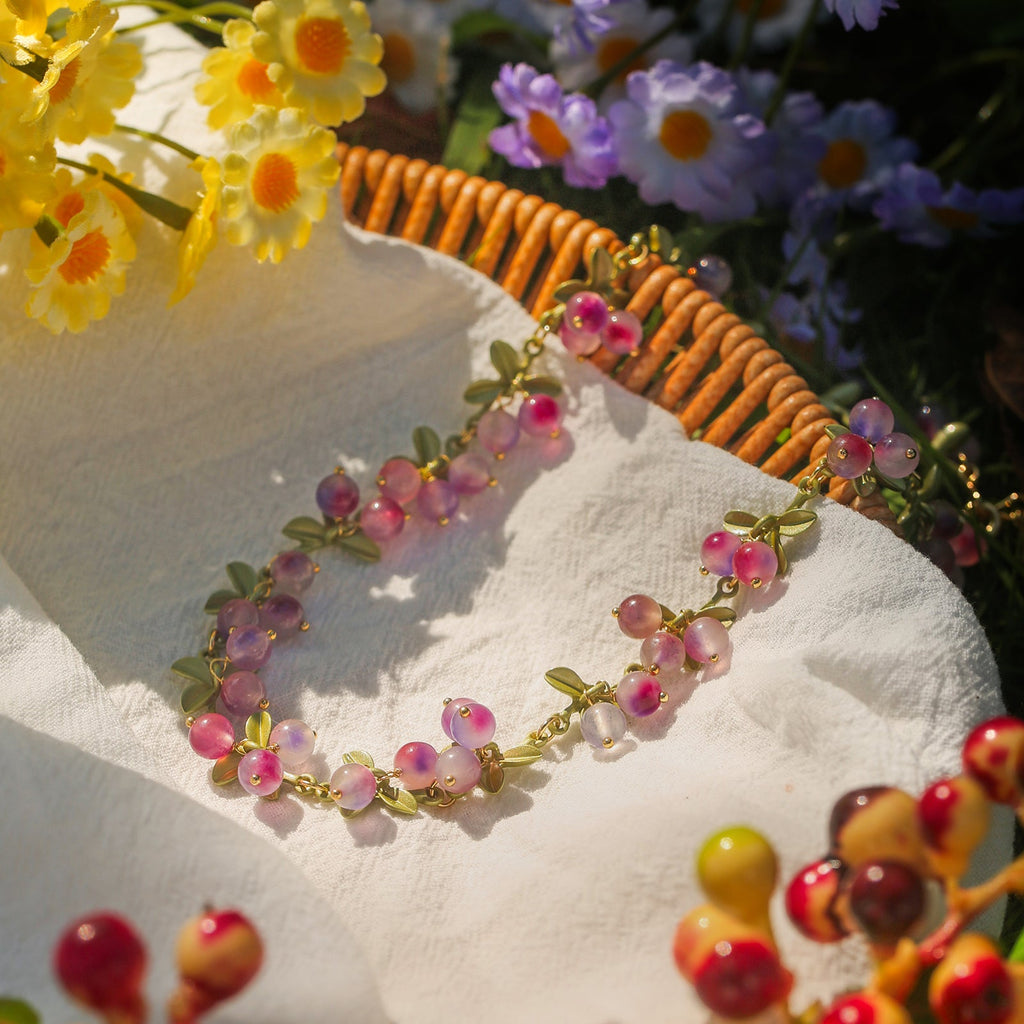 Purple Berry Necklace