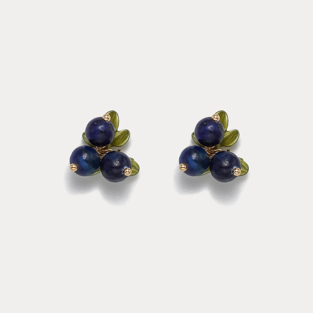 Blueberry Stud Earrings