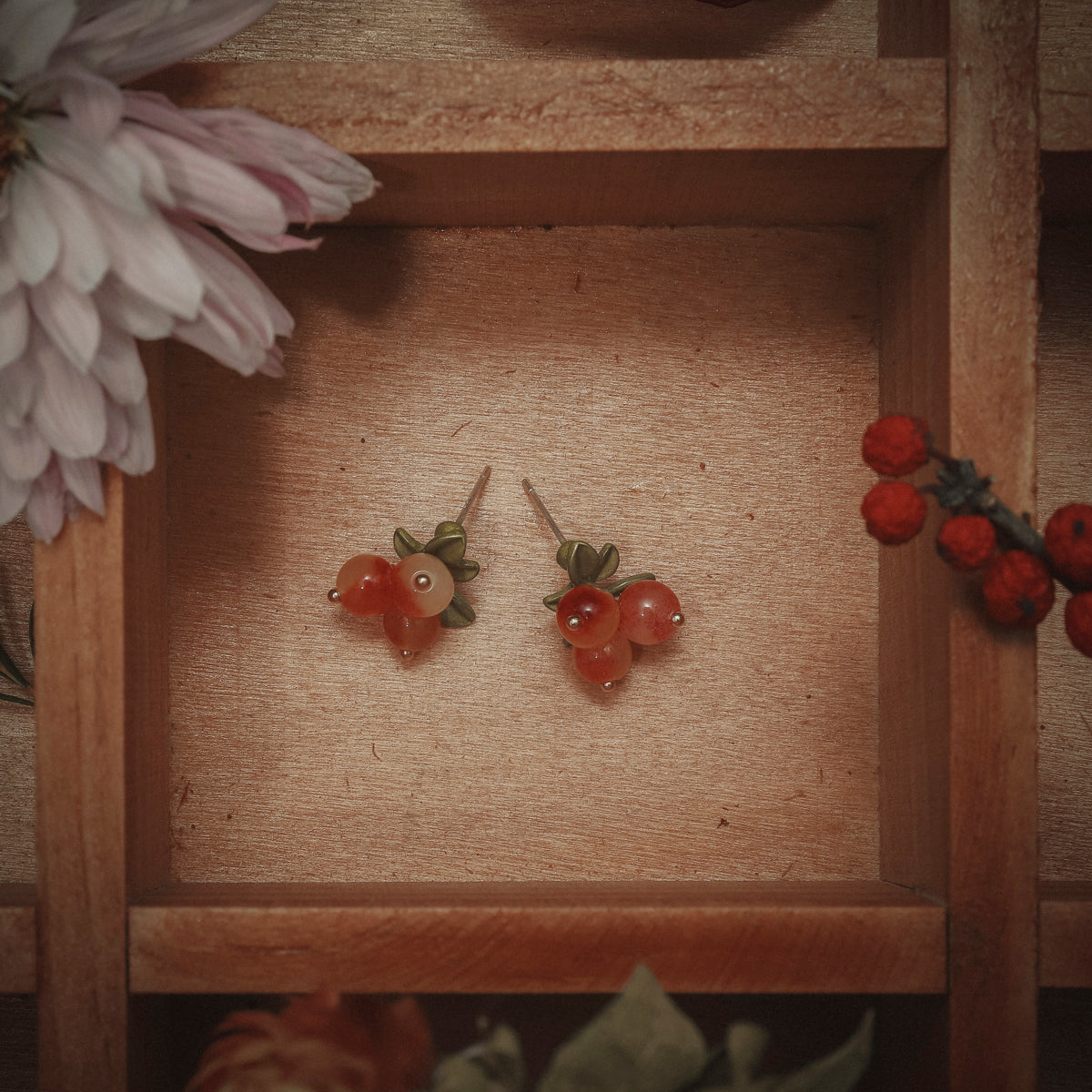 Berry Stud Earrings
