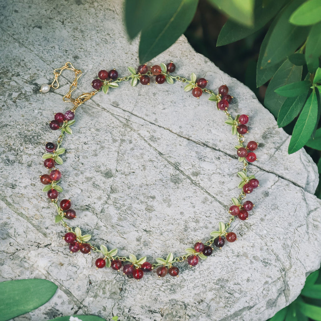 Cranberry Necklace