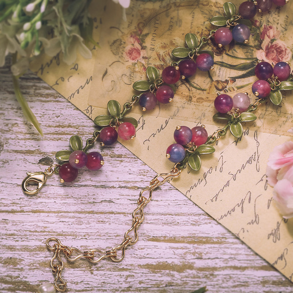 Purple Berry Necklace