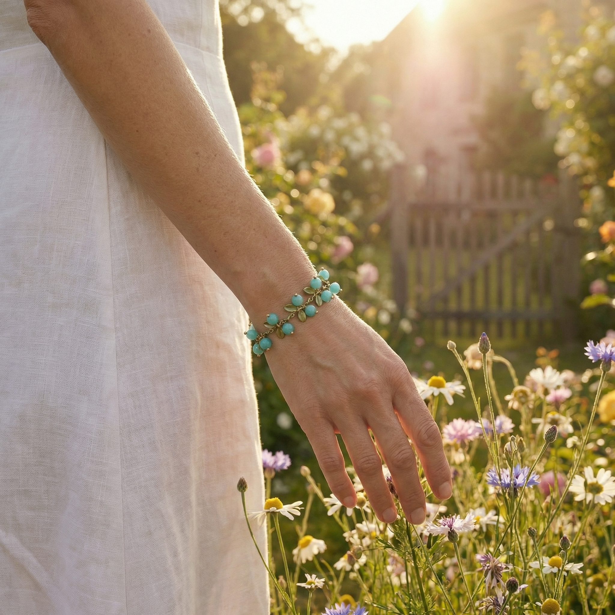 Fjordturkis Armbånd