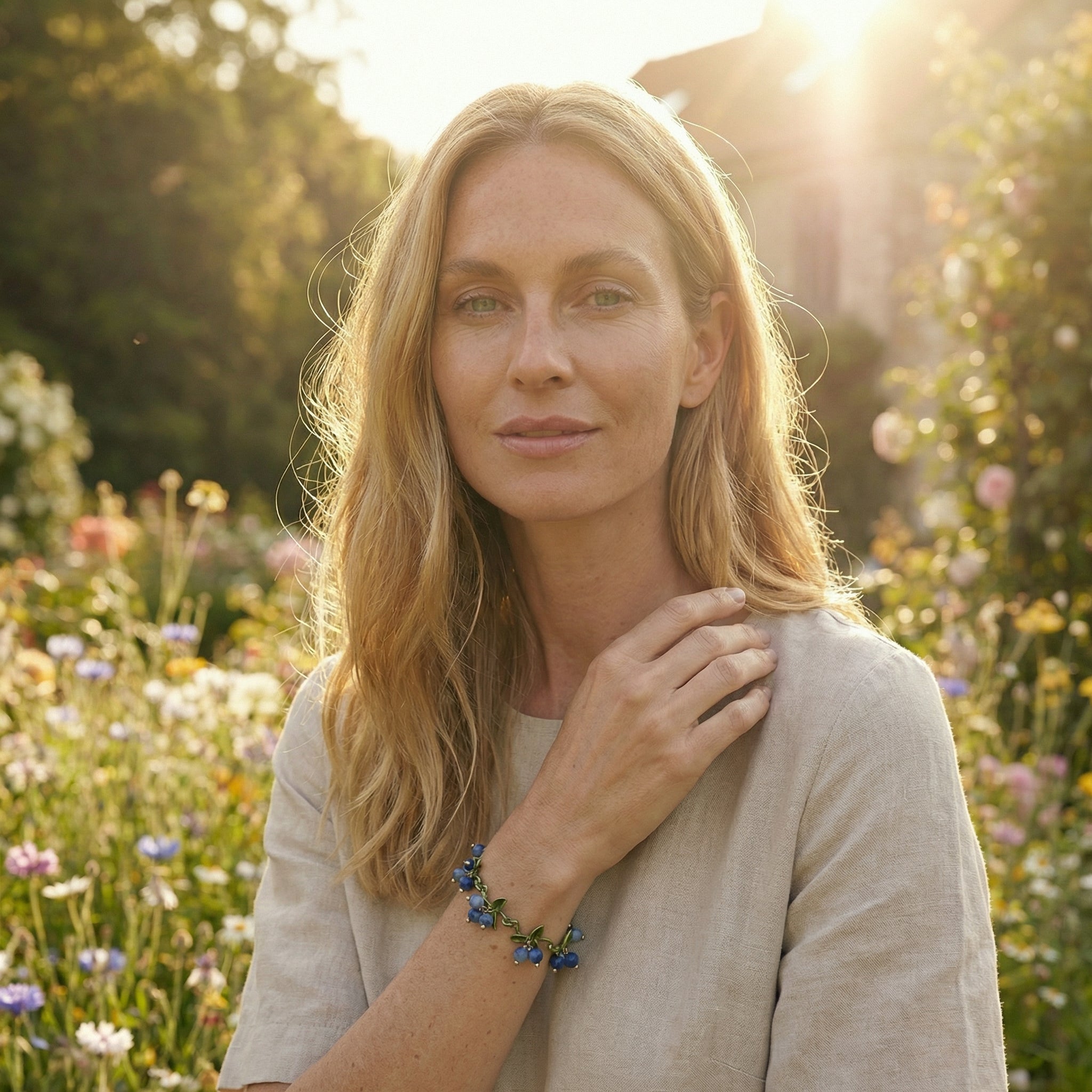 Blåbærglimt Armbånd