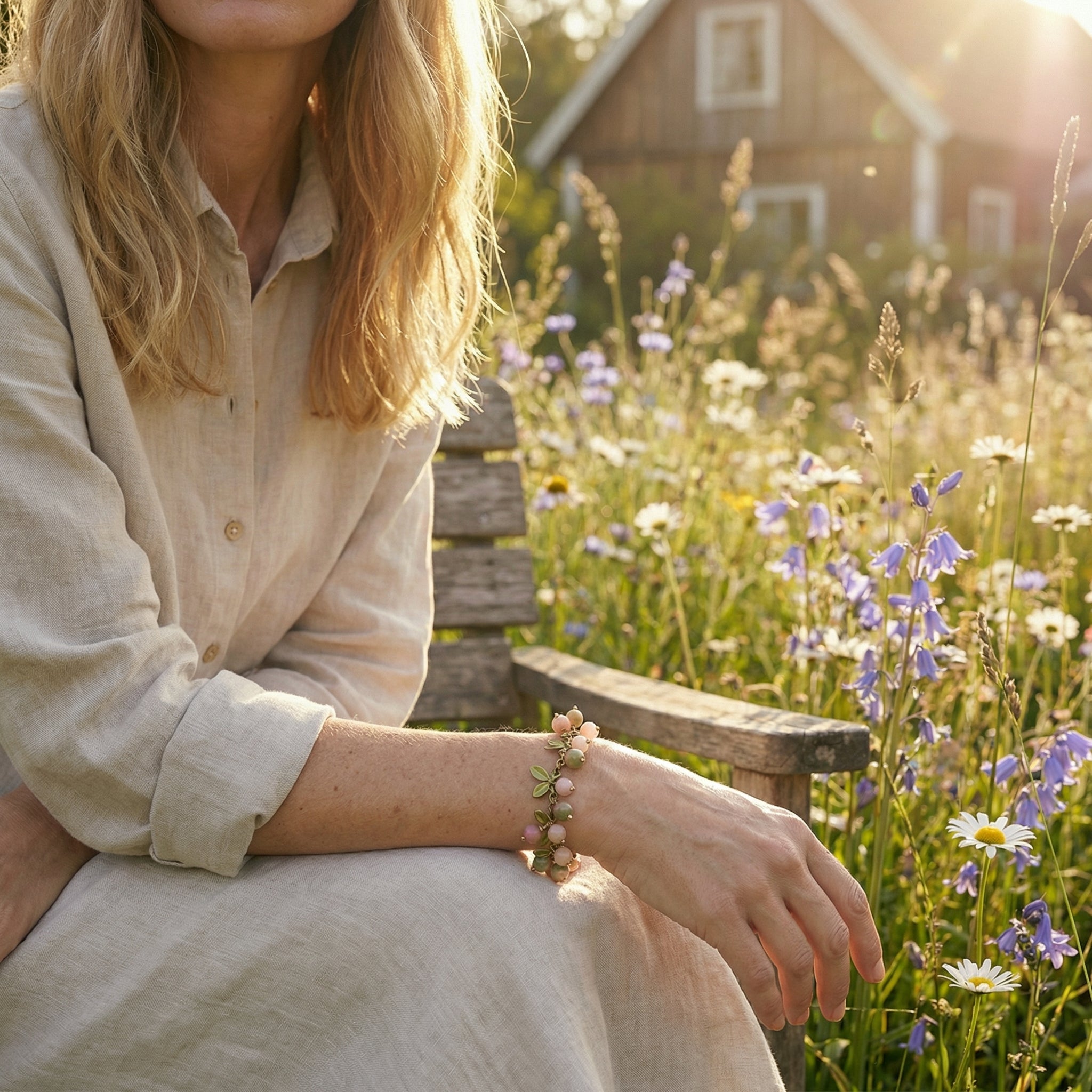 Æbleblomst Armbånd