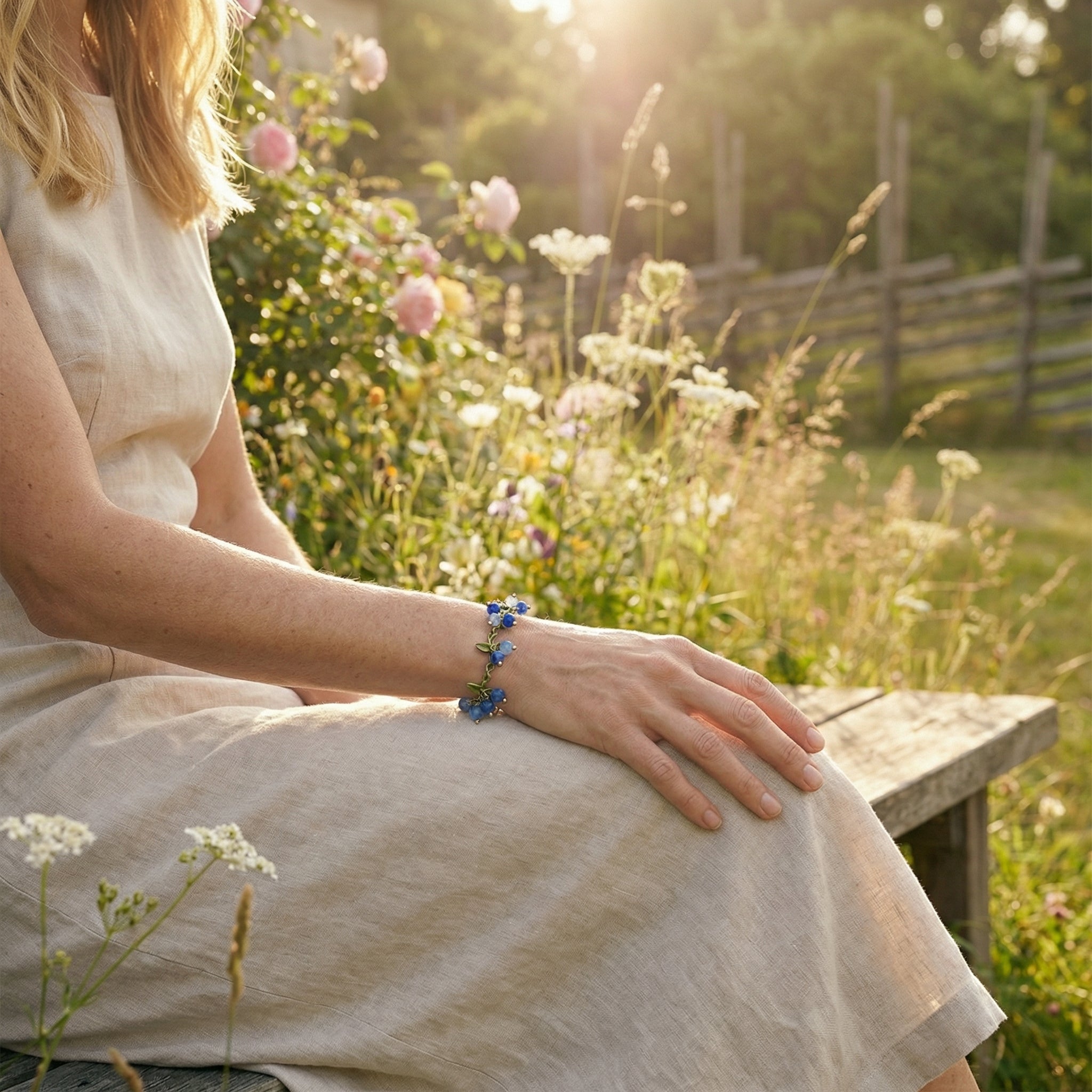 Blåbærglimt Armbånd