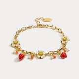 Jordbær Armbånd