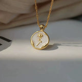 Rose Pendant Halskæde